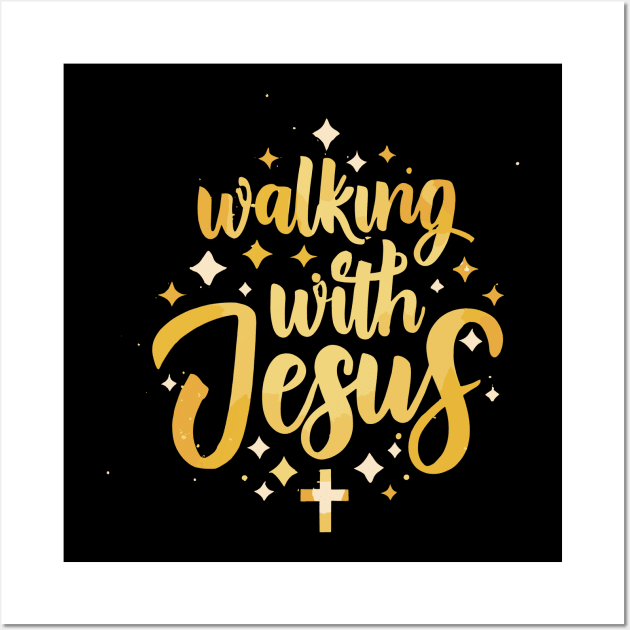 Walking With Jesus Wall Art by Graceful Designs